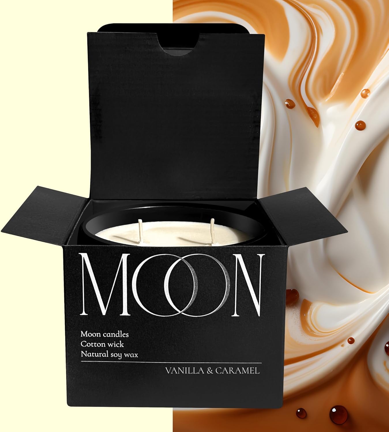 Luxury | Vanilla & Caramel Black | Non Toxic