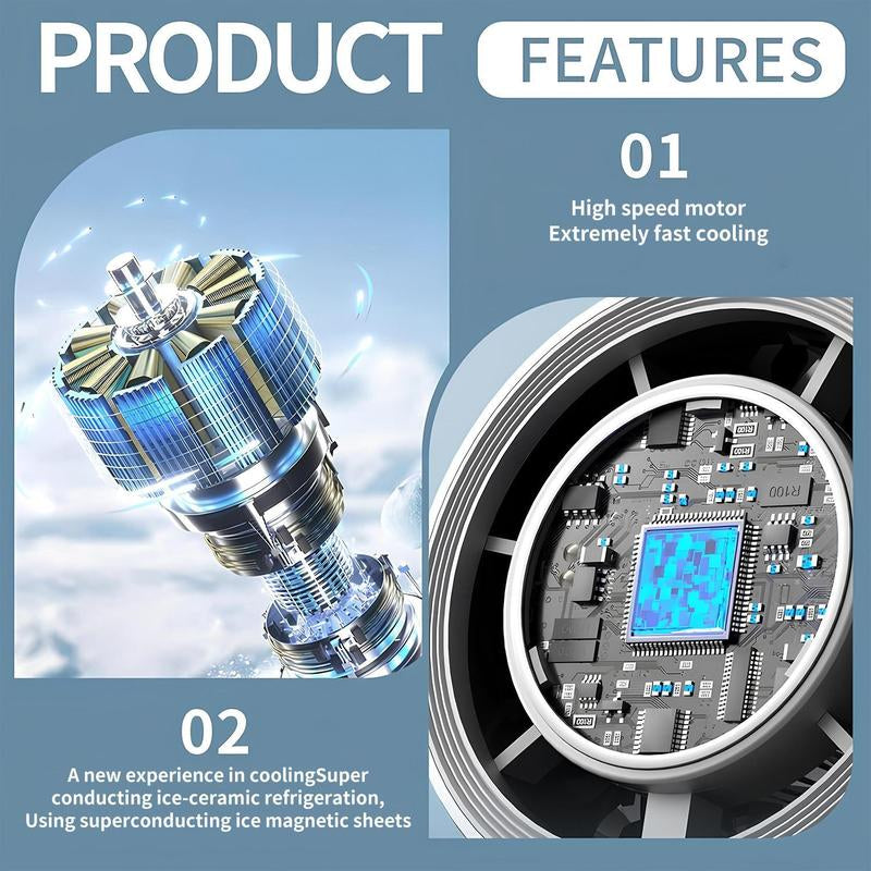 Portable Handheld Fan,Adjustable Mini Fans Speed(1-100),5000Mah Battery Rechargeable Personal Fan,Cooling Handheld Fans for Travel Camping Outdoor #Tiktokshopbacktoschool