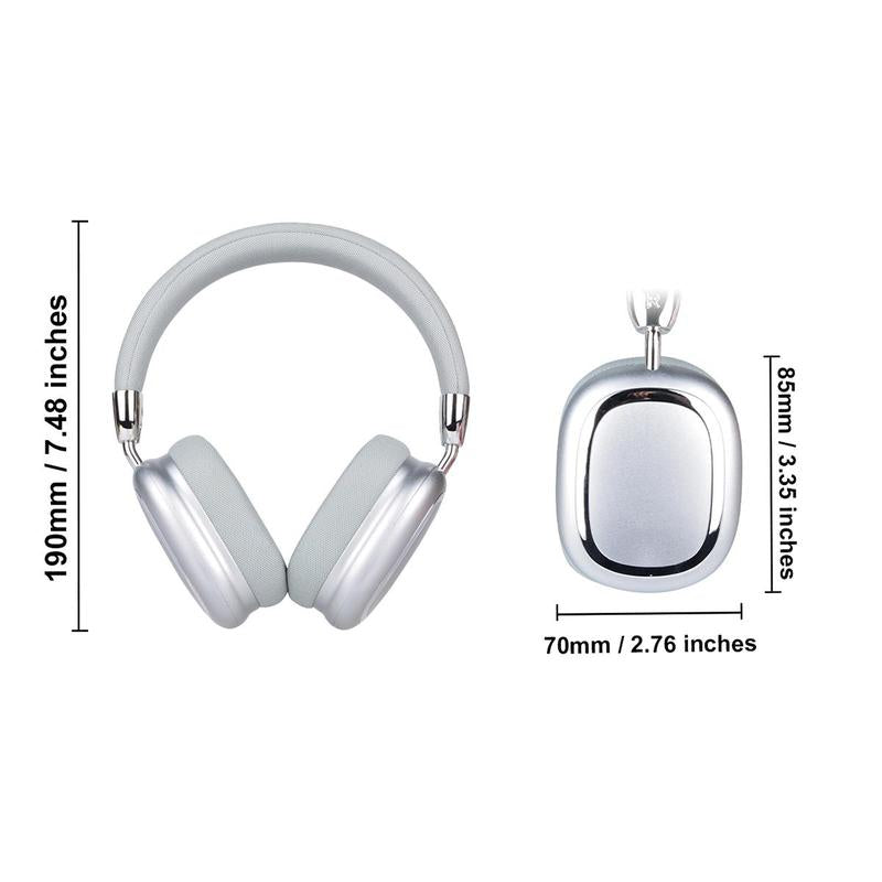 Wireless Headphones with Built-In Microphone, Electronic Audio Earbuds Wireless Noise Cancellation Headphones for Fall, Foldable Gaming Headset for Phones, Computers, MP3, Fun Summer Gift, Wireless Earbuds