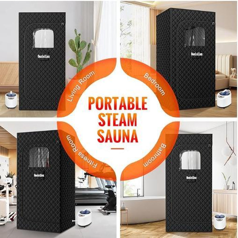 Portable Steam Sauna, Home Spa, Personal Steam Sauna, Portable Sauna for Home, Remote Control,Foldable Steam Sauna, Sauna Tent Sauna Box,Folding Chair Portable Foldable Portable Personal XL Portable Home Spa Modern Panel