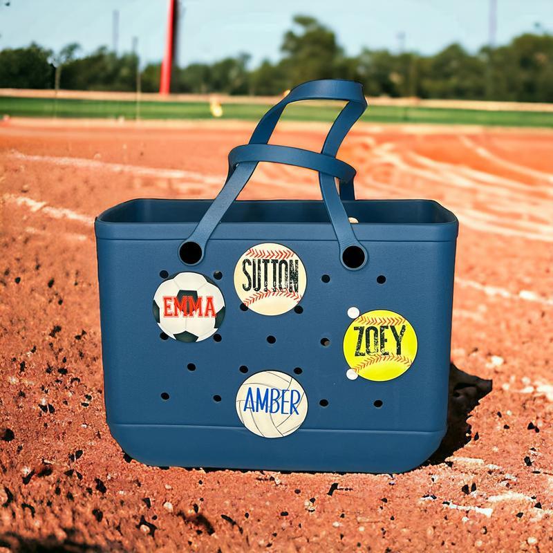 Custom Baseball Bag Tag - Personalized - Perfect for Baseball Fans