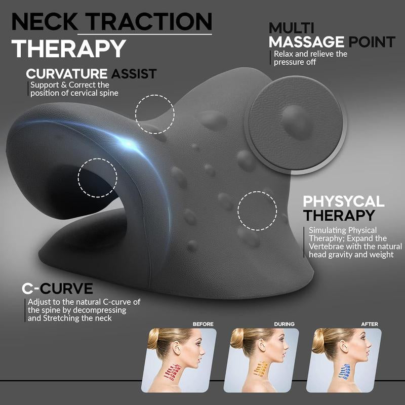 Cervical Neck Pillow, Neck Pillow, Neck Traction Device, Neck Hump Corrector, Neck Stretcher Cervical Traction, Mandibular Advancement Device