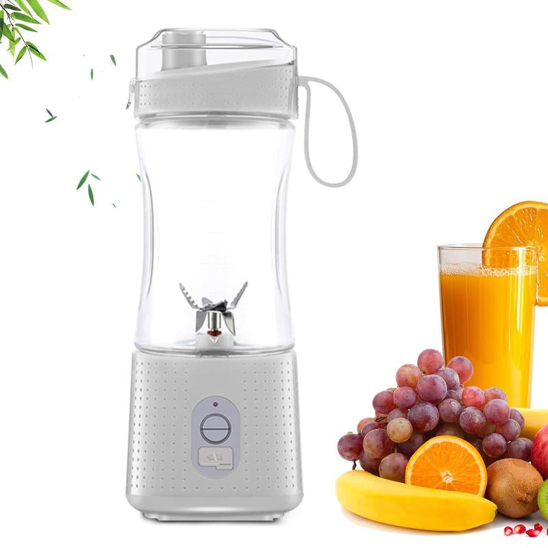Portable Blender Cup, Electric USB Juicer Blender, Mini Blender Portable Blender for Shakes and Smoothies, Juice, Six Blades Great for Mixing, USB Rechargeable Handheld Juicer Cup for Office/Kitchen/Gym/Outdoor, Best Gift for Mother'S Day