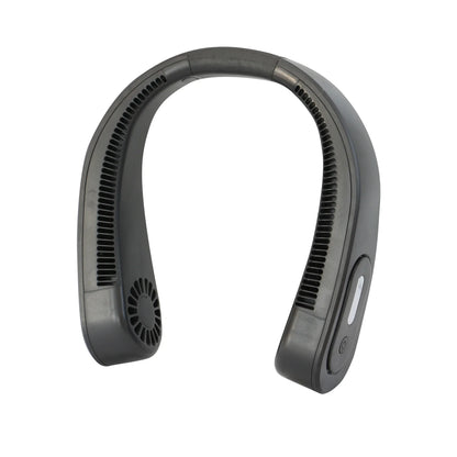 New Rechargeable Portable Neck Fan for Outdoor Black