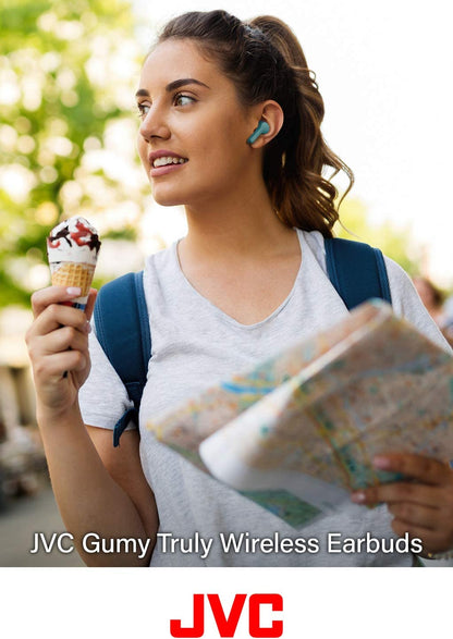 Gumy Truly Wireless Earbuds Headphones, Bluetooth 5.0, Water Resistance(Ipx4), Long Battery Life (Up to 15 Hours) - HAA7TP (Pink)