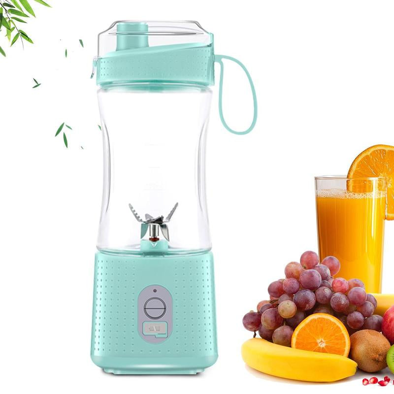 Portable Blender Cup, Electric USB Juicer Blender, Mini Blender Portable Blender for Shakes and Smoothies, Juice, Six Blades Great for Mixing, USB Rechargeable Handheld Juicer Cup for Office/Kitchen/Gym/Outdoor, Best Gift for Mother'S Day
