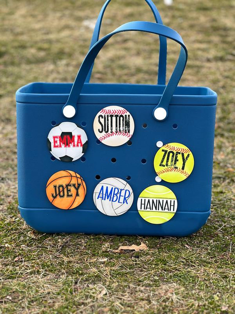 Custom Baseball Bag Tag - Personalized - Perfect for Baseball Fans