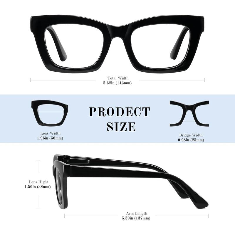 【Backtoschool】Resjok Oprah Reading Glasses 3Pack Blue Light Blocking Fashion Readers for Women with Spring Hinge Computer Square Eyeglasses