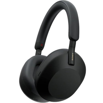 Sony WH-1000XM5 Bluetooth Wireless Headphones, Noise Cancelling and Hands-Free Calling, Lightweight And, 30-Hour Battery Life, Black Audio Charging