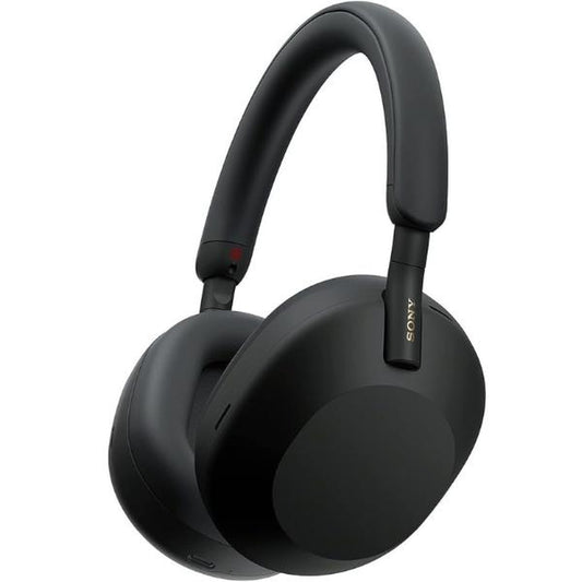 Sony WH-1000XM5 Bluetooth Wireless Headphones, Noise Cancelling and Hands-Free Calling, Lightweight And, 30-Hour Battery Life, Black Audio Charging