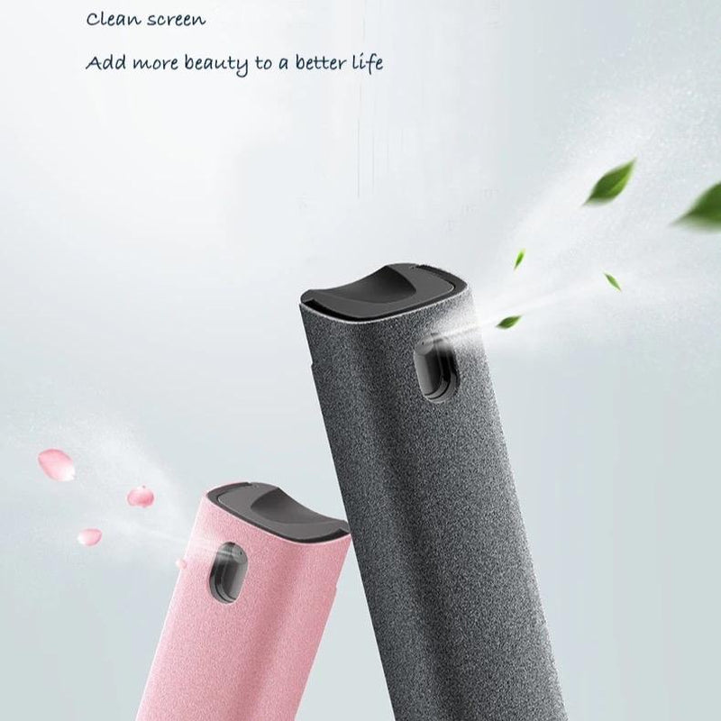 All-Purpose Mist Cleaner, Screen Cleaner, for All Phones, Laptop and Tablet Screens,Two in One Spray and Microfiber Cloth