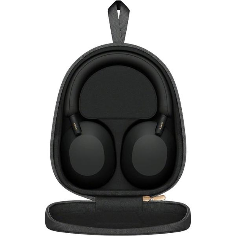 Sony WH-1000XM5 Bluetooth Wireless Headphones, Noise Cancelling and Hands-Free Calling, Lightweight And, 30-Hour Battery Life, Black Audio Charging