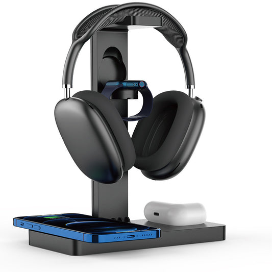 3-in-1 Wireless Charging Stand for Phone, Watch & Earbuds
