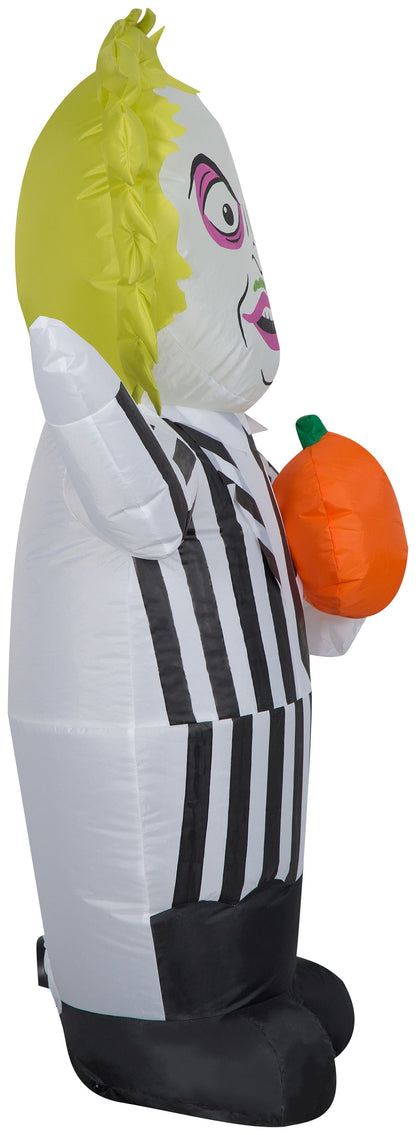 Light-Up Halloween Beetlejuice Inflatable Yard Decoration, 3.5Ft