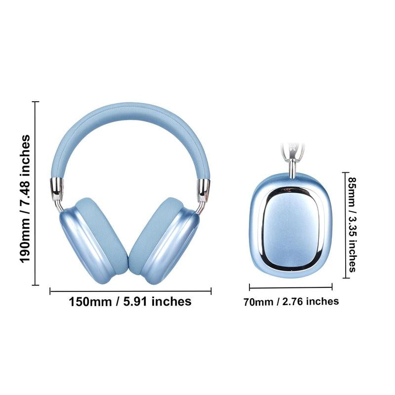 Wireless Headphones with Built-In Microphone, Electronic Audio Earbuds Wireless Noise Cancellation Headphones for Fall, Foldable Gaming Headset for Phones, Computers, MP3, Fun Summer Gift, Wireless Earbuds