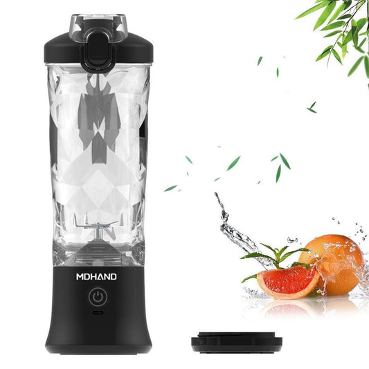 Portable Blender Cup, Electric USB Juicer Blender, Mini Blender Portable Blender for Shakes and Smoothies, Juice, Six Blades Great for Mixing, USB Rechargeable Handheld Juicer Cup for Office/Kitchen/Gym/Outdoor, Best Gift for Mother'S Day