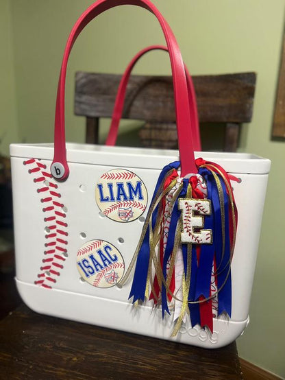 Custom Baseball Bag Tag - Personalized - Perfect for Baseball Fans