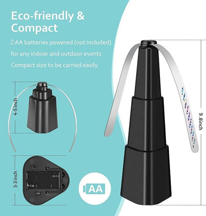 Fly Fans for Tables 4 Pack - Fly Repellent for Outdoor Indoor Meal - Portable Automatic Picnic Table Food Fly Fans -Fly Repellent Fans Spinner for Restaurant, Party, Home