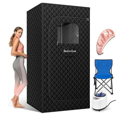 Portable Steam Sauna, Home Spa, Personal Steam Sauna, Portable Sauna for Home, Remote Control,Foldable Steam Sauna, Sauna Tent Sauna Box,Folding Chair Portable Foldable Portable Personal XL Portable Home Spa Modern Panel