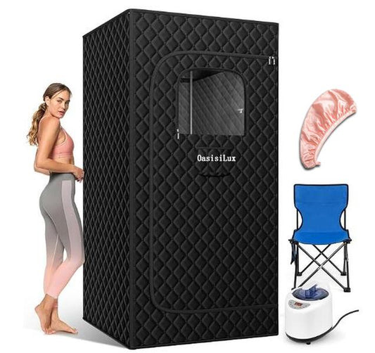 Portable Steam Sauna, Home Spa, Personal Steam Sauna, Portable Sauna for Home, Remote Control,Foldable Steam Sauna, Sauna Tent Sauna Box,Folding Chair Portable Foldable Portable Personal XL Portable Home Spa Modern Panel