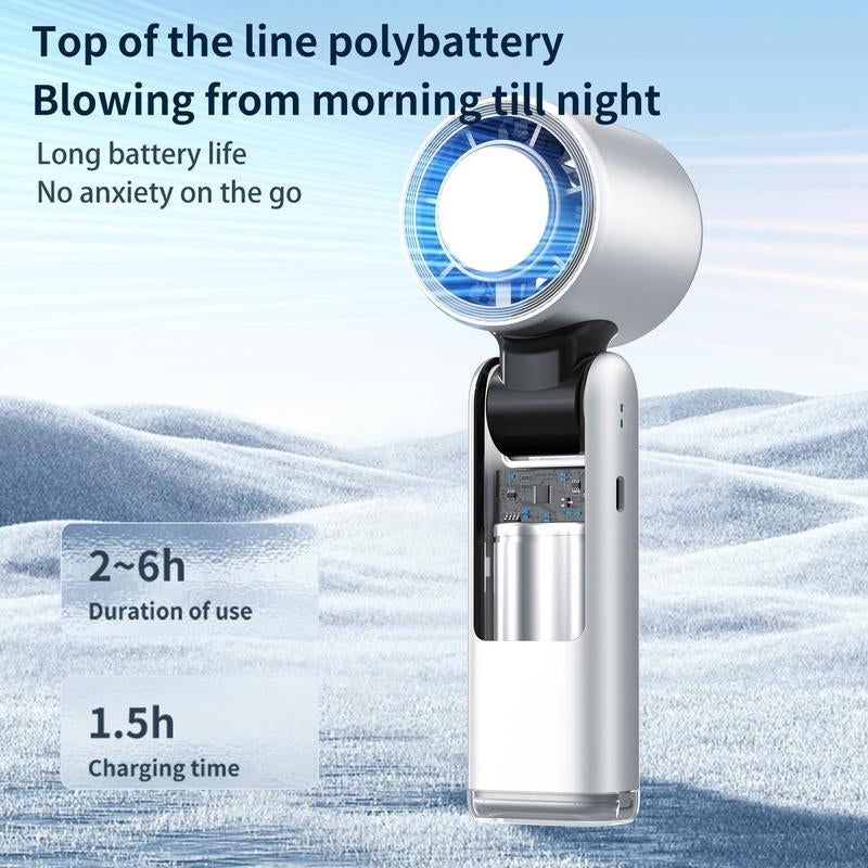 Portable Handheld Fan,Adjustable Mini Fans Speed(1-100),5000Mah Battery Rechargeable Personal Fan,Cooling Handheld Fans for Travel Camping Outdoor #Tiktokshopbacktoschool