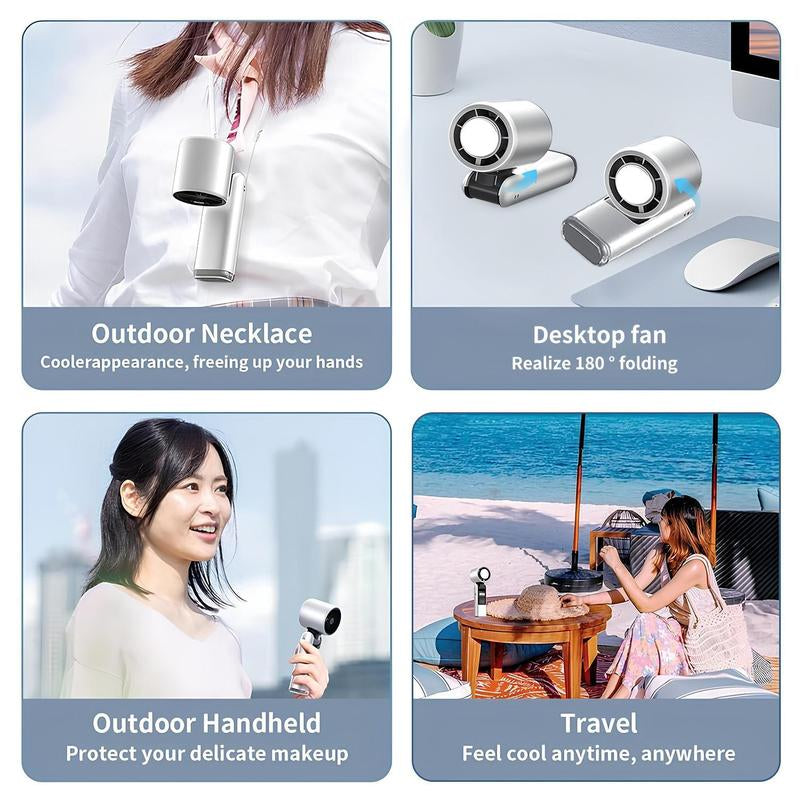 Portable Handheld Fan,Adjustable Mini Fans Speed(1-100),5000Mah Battery Rechargeable Personal Fan,Cooling Handheld Fans for Travel Camping Outdoor #Tiktokshopbacktoschool