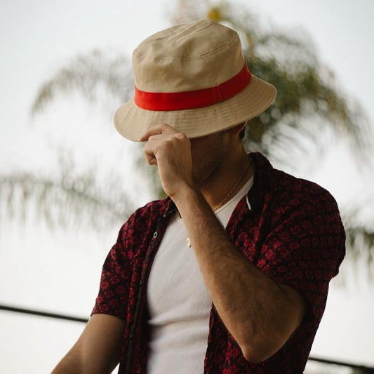 Luffy-Inspired Bucket Hat for One Piece Fans